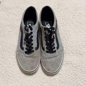 Vans Men's Black and Gray Sneakers